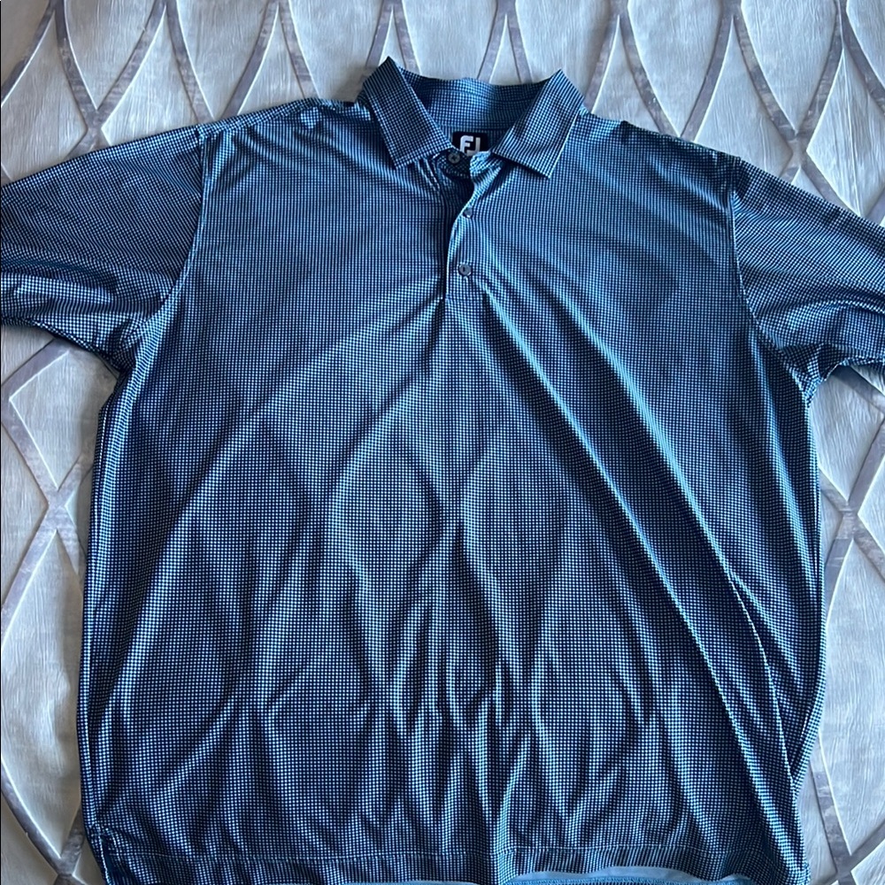 Foot joy Men's Blue Polo Shirt